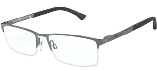 Emporio Armani Ea 1041 Men Ruthenium Geometric Eyeglasses