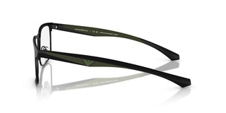 Emporio Armani Ea 1163 Men Black Rectangle Eyeglasses