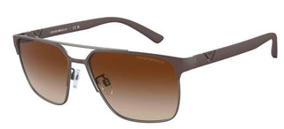 Emporio Armani EA 2134 men Brown Geometric Sunglasses