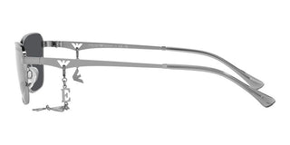 Emporio Armani EA 2141 women Ruthenium Squared Sunglasses