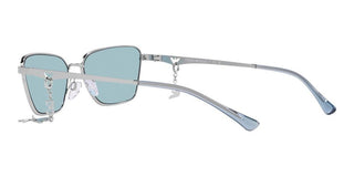 Emporio Armani EA 2141 women Silver Squared Sunglasses