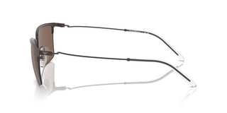 Emporio Armani Ea 2155 Men Brown Squared Sunglasses