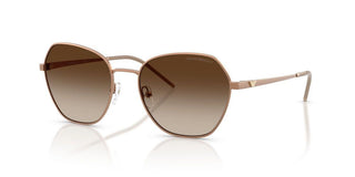 Emporio Armani EA 2161 women Brown Geometric Sunglasses