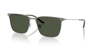 Emporio Armani Ea 2164d Men Ruthenium Squared Sunglasses