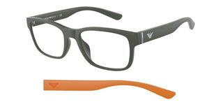 Emporio Armani EA 3201U men Green Geometric Eyeglasses