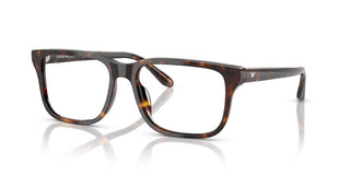 Emporio Armani EA 3250U men Havana Squared Eyeglasses