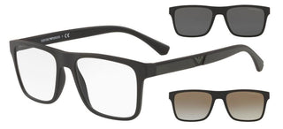 Emporio Armani EA 4115 men Black Geometric Eyeglasses