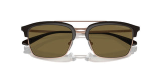 Emporio Armani Ea 4228 Men Brown Pilot Sunglasses