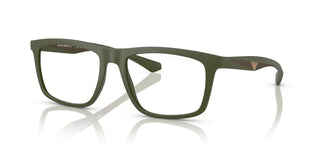 Emporio Armani EA 4235 WITH CLIP ON men Green Squared Sunglasses