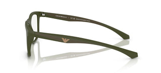 Emporio Armani EA 4235 WITH CLIP ON men Green Squared Sunglasses