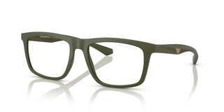 Emporio Armani EA 4235 WITH CLIP ON men Green Squared Sunglasses
