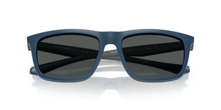 Emporio Armani EA 4235 WITH CLIP ON men Blue Squared Sunglasses