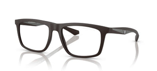 Emporio Armani EA 4235 WITH CLIP ON men Brown Squared Sunglasses