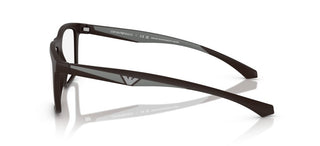 Emporio Armani EA 4235 WITH CLIP ON men Brown Squared Sunglasses