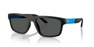 Emporio Armani EA 4244U men Black Squared Sunglasses