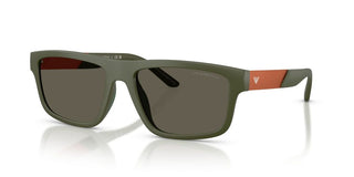 Emporio Armani Ea 4244u Men Green Squared Sunglasses