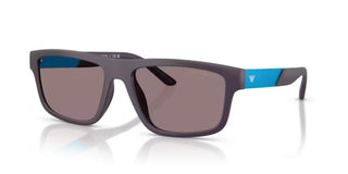 Emporio Armani EA 4244U men Brown Squared Sunglasses