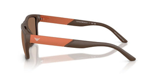 Emporio Armani Ea 4244u Men Brown Squared Sunglasses