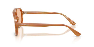 Emporio Armani EA 4263U men Brown Pilot Sunglasses