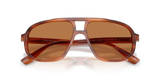 Emporio Armani EA 4263U men Brown Pilot Sunglasses