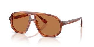 Emporio Armani EA 4263U men Brown Pilot Sunglasses