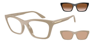 Emporio Armani EA 4274BU women White Squared Sunglasses