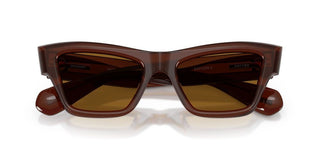 Oliver Peoples EDITION 3 OV 5611SU women Brown Cat Eye Sunglasses