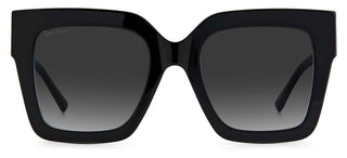 Jimmy Choo EDNA/S women Black Geometric Sunglasses
