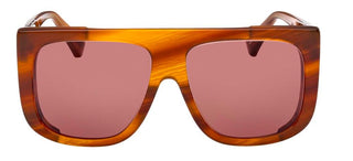 Max Mara EILEEN MM0073 women Brown Geometric Sunglasses