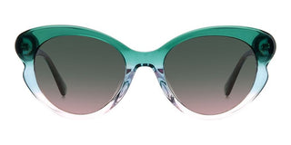 Kate Spade ELINA/G/S women Green Squared Sunglasses