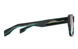 Dita ELIUX unisex Green Squared Sunglasses