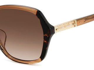 Kate Spade ELLERY/F/S women Brown Geometric Sunglasses