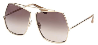 Max Mara ELSA MM0006 women Gold Geometric Sunglasses