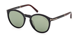 Tom Ford ELTON FT 1021 unisex Black Round Sunglasses