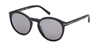 Tom Ford ELTON FT 1021-N unisex Black Round Sunglasses