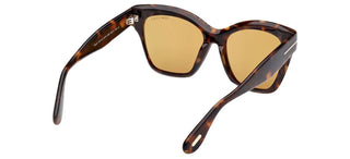 Tom Ford ELVIRA FT1217 women Havana Butterfly Sunglasses