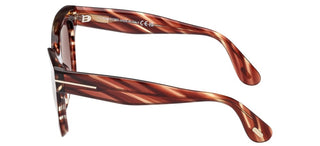 Tom Ford ELVIRA FT1217 women Havana Butterfly Sunglasses