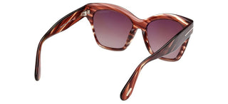 Tom Ford ELVIRA FT1217 women Havana Butterfly Sunglasses