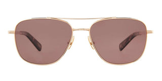 GARRETT LEIGHT EL CAPITAN SUN unisex Gold Pilot Sunglasses