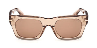 Tom Ford EMMA-02 FT1314 women Brown Squared Sunglasses