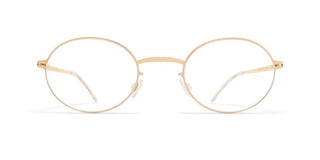 Mykita EMMI unisex Gold Oval Eyeglasses