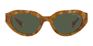 Michael Kors EMPIRE OVAL MK 2192 women Brown Geometric Sunglasses