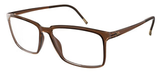 Silhouette EOS VIEW 2928 men Brown Geometric Eyeglasses