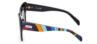Emilio Pucci Ep0197 Unisex Multicolor Butterfly Sunglasses