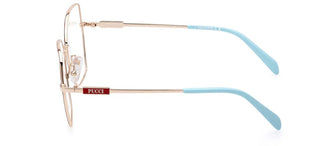 Emilio Pucci EP5213 unisex Red Geometric Eyeglasses