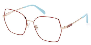 Emilio Pucci EP5213 unisex Red Geometric Eyeglasses