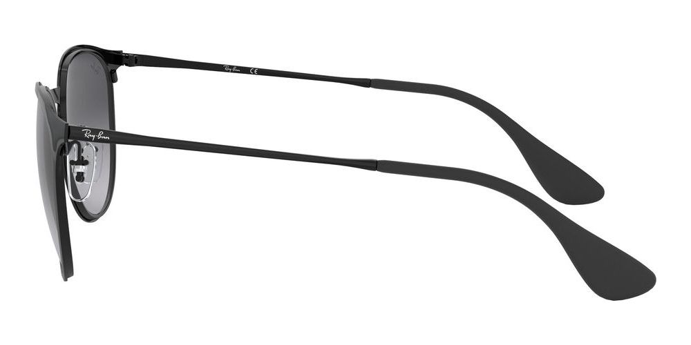 Ray Ban Erika-Metal  RB 3539 style. Black Ray-Ban RB3539 Erika Metal M (54 - 19) with Grey lenses and  main image 2