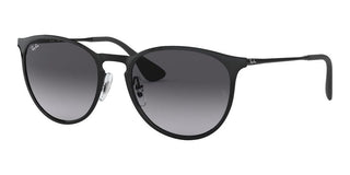 Ray-Ban ERIKA METAL RB 3539 men Black Round Sunglasses