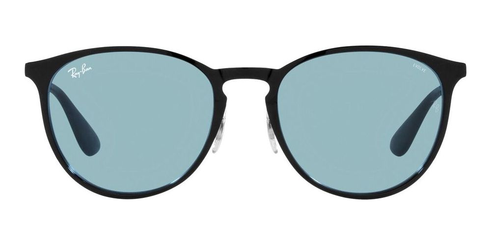 Ray-Ban ERIKA METAL RB 3539 EVOLVE LENSES women Black Round  display picture 2