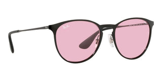 Ray-Ban ERIKA METAL RB 3539 EVOLVE LENSES women Black Round Sunglasses